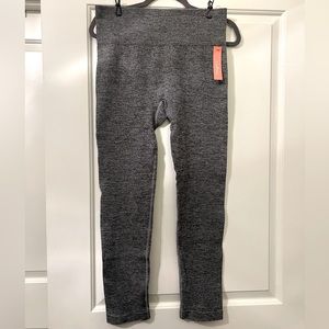 NWT Target Brand Heather Gray Ribbed Leggings Sz XL